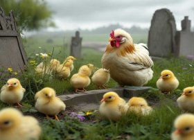 儿童故事书小鸡完整版；关于小鸡的童话故事-小母鸡之死