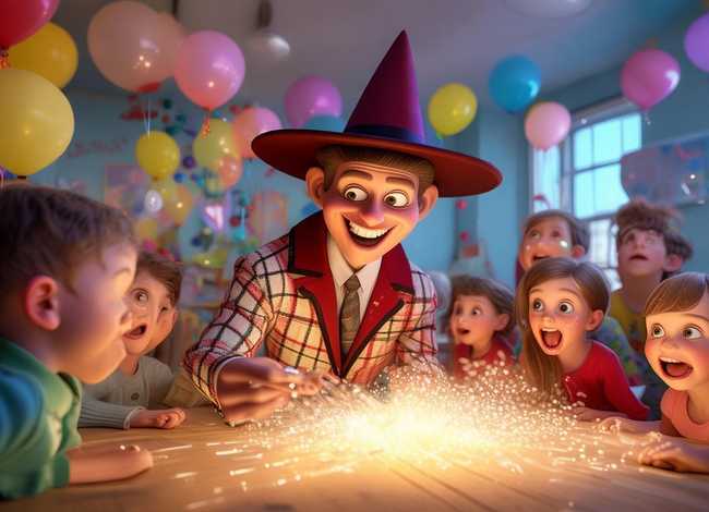 魔术师的故事幼儿园 中班语言教案-魔术师