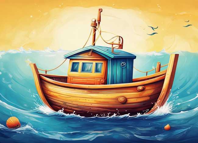 说声谢谢你绘本故事、【每日绘本】《小船的旅行》