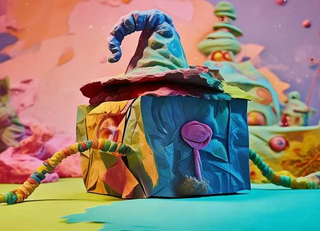 儿童故事纸袋画（纸袋头结尾是女巫赢了吗）