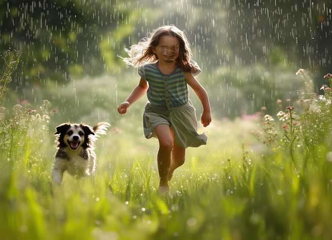 看图写故事怎么写、看图编故事甜甜的雨