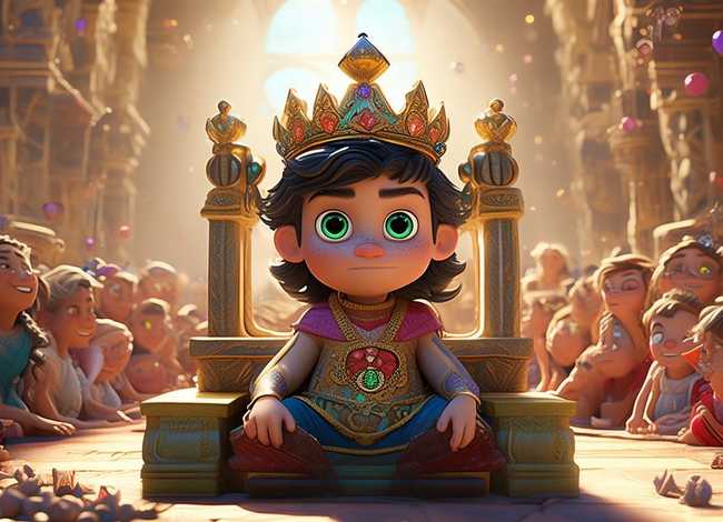 儿童故事小说阅读全文、精选儿童小说-勇敢的国王