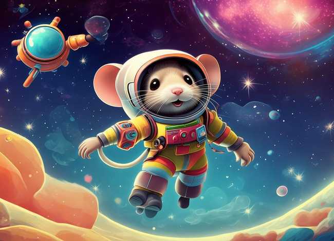 幼儿太空绘本；老鼠是怎么实现太空之旅的梦想,成为宇航员的