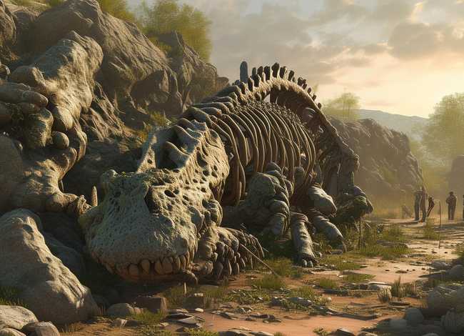 关于恐龙化石的故事 恐龙化石的短文