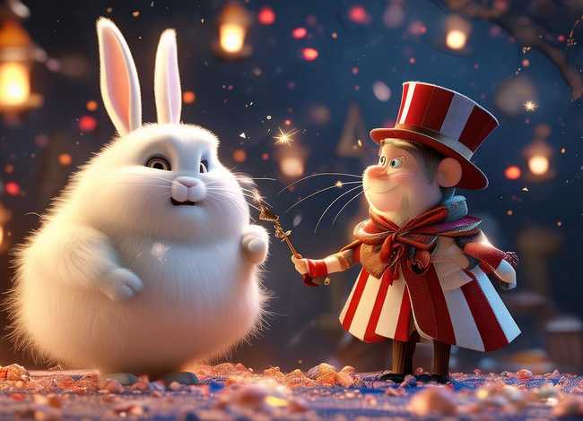 皮克斯兔子和魔术师的故事、魔术师与兔子的介绍