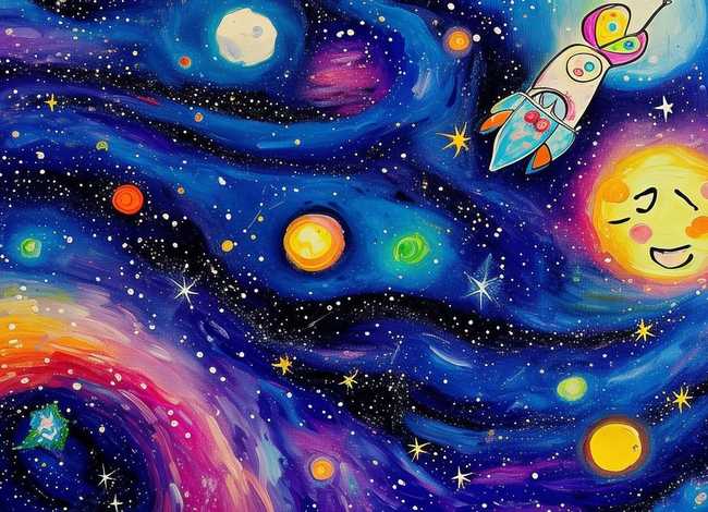 儿童绘画太空世界,太空科技画怎么画一等奖 儿童绘画太空世界,太空科技画怎么画一等奖