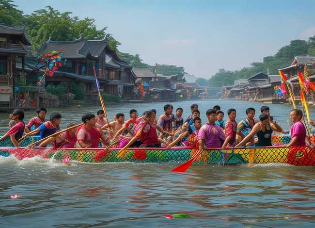 赛龙舟故事完整版 - 过端午赛龙舟有什么故事 赛龙舟什么时候开始有的