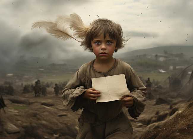 战争中的儿童故事鸡毛信，鸡毛信的故事简短