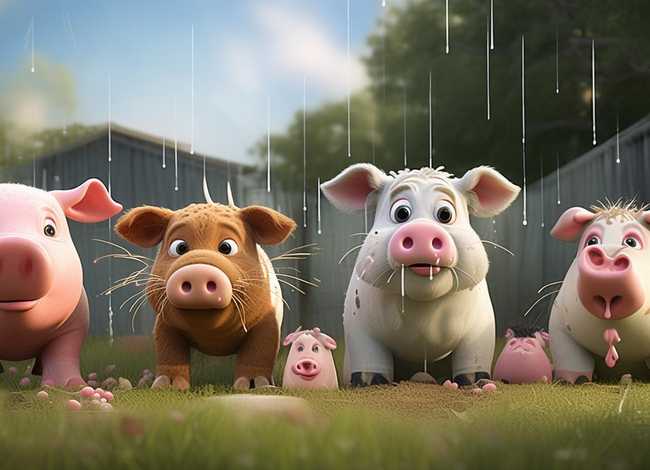 小猪的汗藏在哪里、小猫、小狗、小猪、牛从哪里流汗 小猪的汗藏在哪里、小猫、小狗、小猪、牛从哪里流汗