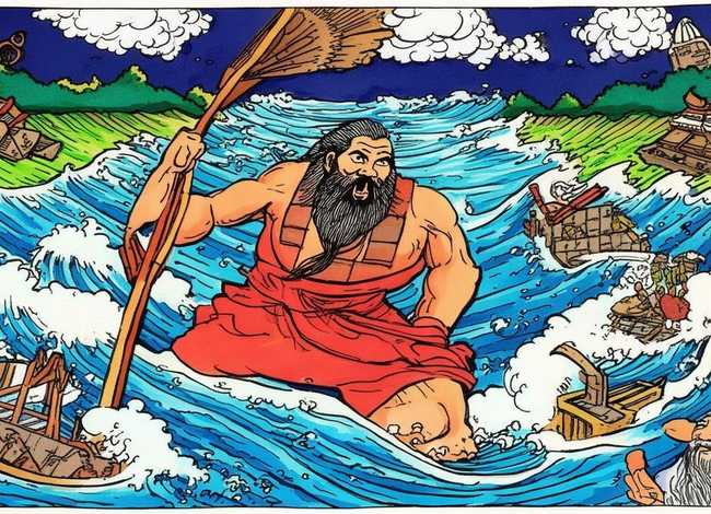 大禹治水儿童故事手抄报,大禹治水的手抄报怎么画 大禹治水儿童故事手抄报,大禹治水的手抄报怎么画