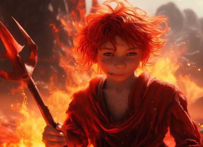 火焰山儿童故事大全、西游中的熊孩子型妖怪之①-号山火云洞的红孩儿