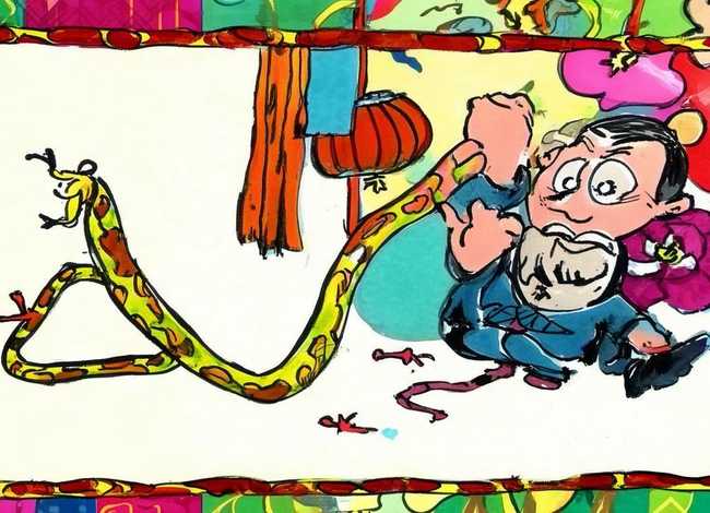 寓言故事手抄报画蛇添足;中华成语故事手抄报 寓言故事手抄报画蛇添足;中华成语故事手抄报