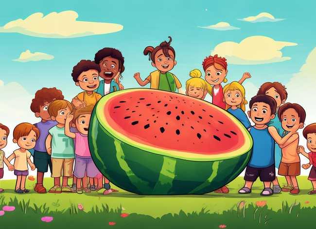 大西瓜故事儿童版、大西瓜的故事