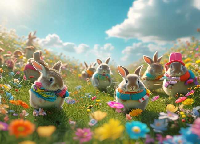 儿童春天的故事绘本;绘本推荐《春天的兔子》 儿童春天的故事绘本;绘本推荐《春天的兔子》