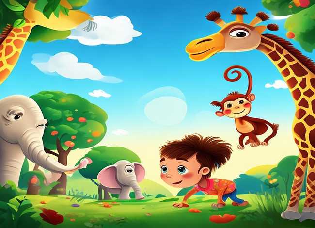 儿童故事动物园有什么 - 二年级动物园编一个故事
