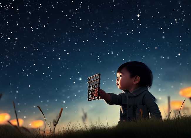 数星星的孩子儿童故事 二年级下《数星星的孩子》课文