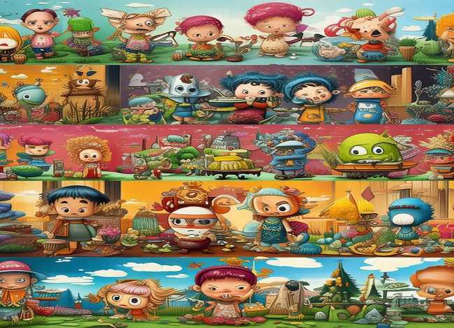 儿童故事优秀作品美术；儿童连环画作品