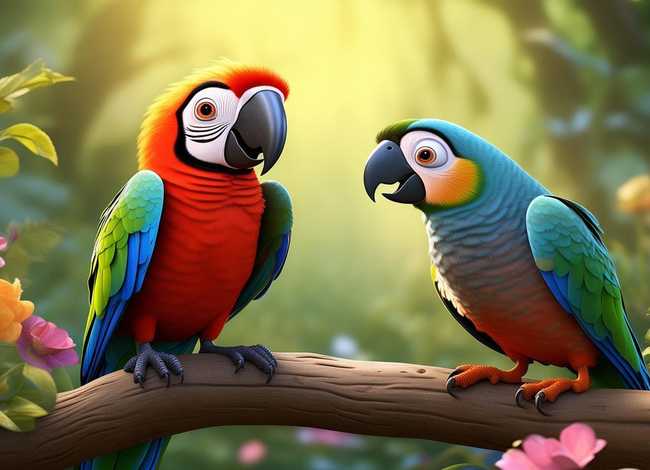 儿童讲鹦鹉的故事视频 老虎鹦鹉与八哥 儿童讲鹦鹉的故事视频 老虎鹦鹉与八哥