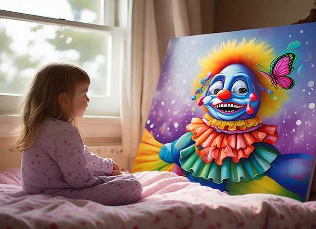 5岁儿童睡前故事免费收听 奶奶的花布头中小丑的名字叫米粒,出自漂亮的蝴蝶是吗