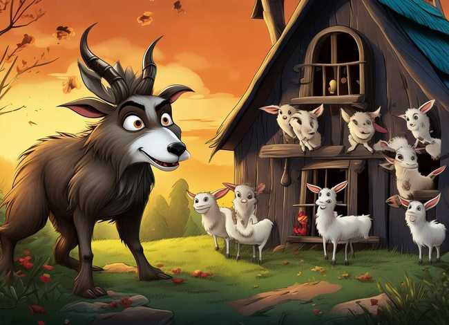 狼和小山羊故事大全儿童，格林童话(1)狼和七只小山羊