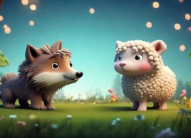 狼和羊的故事儿童版；狼和羊的童话故事