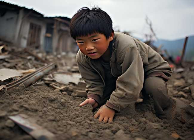 汶川地震中自救的故事；抗震救灾小英雄的故事
