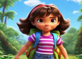 儿童动画片爱探险的朵拉，爱探险的朵拉动画片英文版