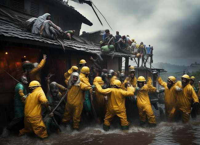 抗洪救灾的感人小故事，抗洪救灾中的动人故事