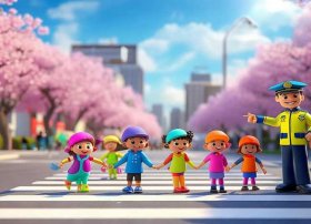 斑马线的故事绘本，幼儿园清明节安全教育内容