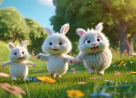 幼儿故事小兔 - 小兔和小羊去郊游的幼儿故事