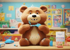 不爱刷牙的小熊的故事 幼儿园小班绘本阅读《不刷牙的小熊》教案