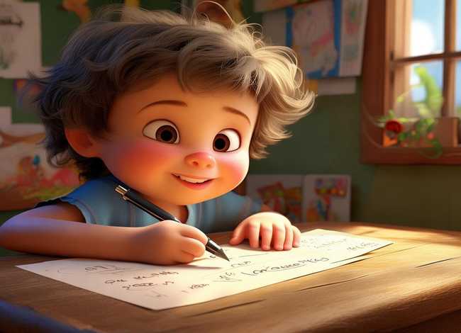 话题故事创编小朋友写信；故事话题作文