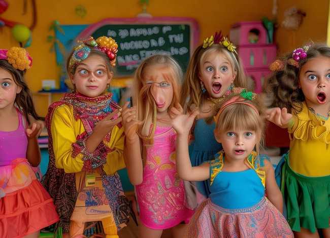 六人故事表演剧本儿童（六人搞笑小品剧本3~5分钟 要有旁白,全部都是女生）