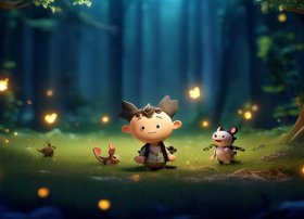 儿童带拼音绘本小故事（《萤火虫找朋友》儿童绘本故事分享）