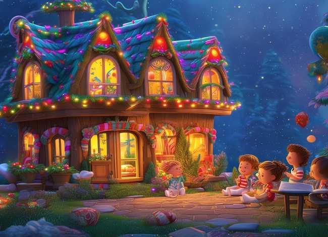 糖果屋儿童故事视频；儿童英语《糖果屋》经典童话睡前故事 英文原版字幕 磨耳朵