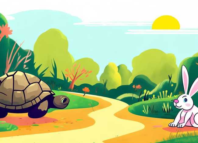 儿童故事简笔画大全龟兔赛跑 - 龟兔赛跑怎么画简笔画 儿童故事简笔画大全龟兔赛跑 - 龟兔赛跑怎么画简笔画