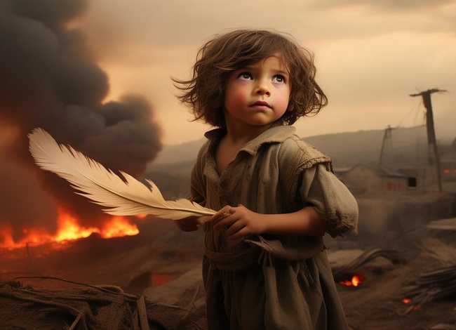 战争中的儿童故事鸡毛信，鸡毛信的故事简短