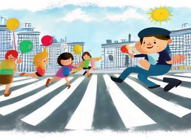 儿童故事过马路文字版；斑马线的儿童故事