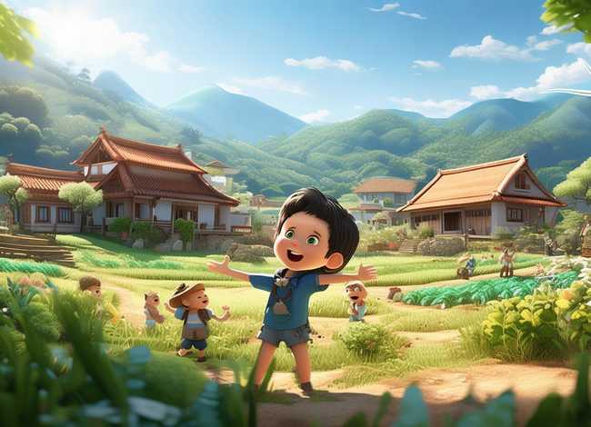 儿童故事关于乡村振兴，小飞和星光村的故事抖音