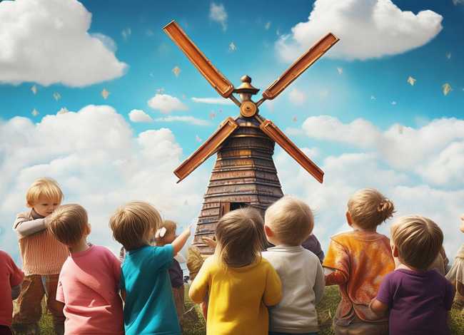 风扇绘本故事 风从哪里来绘画幼儿园