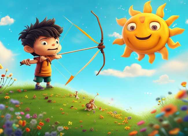 后羿射日儿童故事绘本（适合3-4岁孩子朗读的故事书）