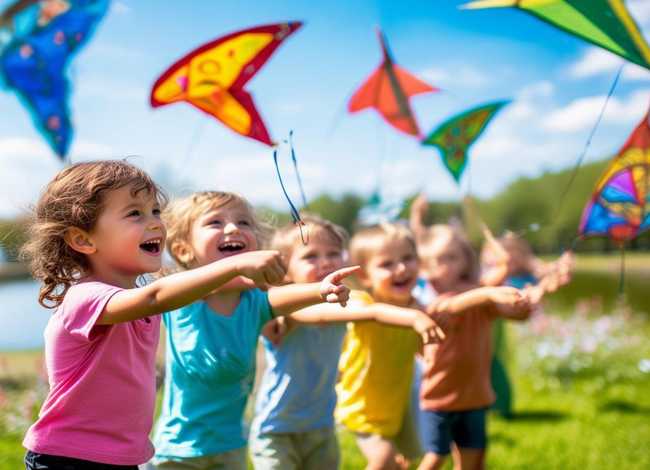 放风筝婴幼儿生活故事创编，小班语言《放风筝》教案