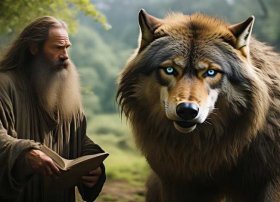 东郭先生和狼的故事图片 东郭先生和狼的故事