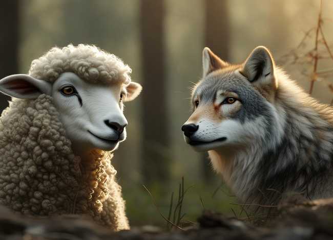 狼和羊的故事完整版 - 一个关于狼和羊的小故事