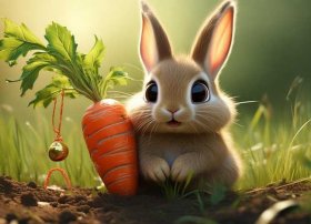 萝卜讲故事 - 睡前小故事 小兔拔萝卜