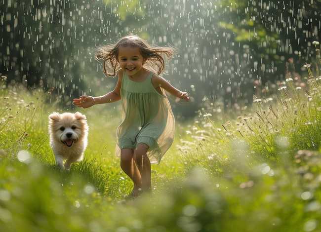 看图写故事怎么写、看图编故事甜甜的雨