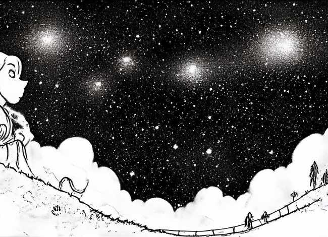 连环画小故事简笔画；牛朗织女的连环画简笔画怎么画