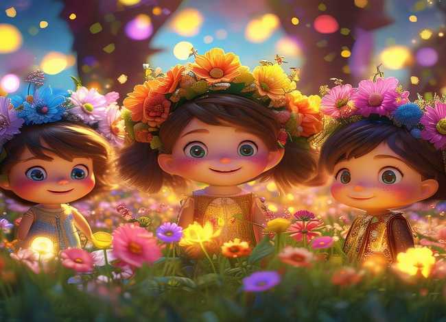 童话故事花的选美大赛 适合4岁宝宝听的睡前童话故事【四篇】