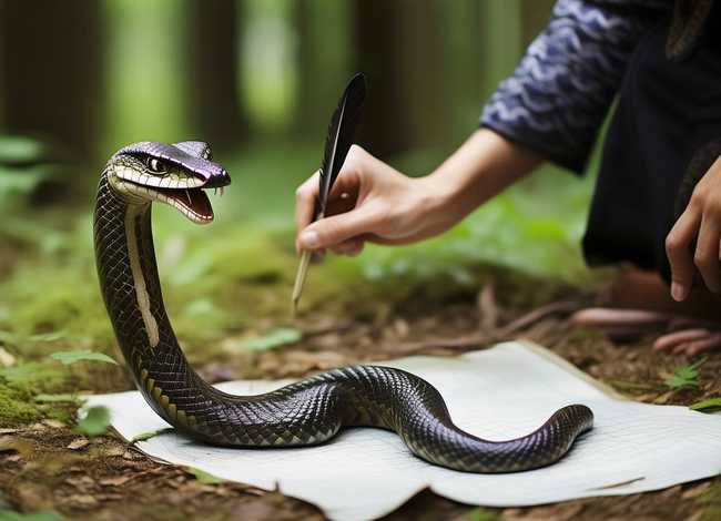 画蛇添足的寓言故事图片；画蛇添足的寓言故事