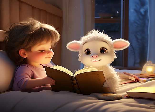 故事聪明的小羊羔 哄小孩子睡前童话小故事